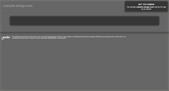Desktop Screenshot of catalytic-design.com